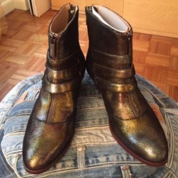MODERN VICE JASPER 3 BRONZE METALLIC 7.5 Boots - Picture 2 of 7